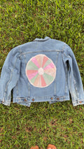 Youth XL upcycled denim jacket