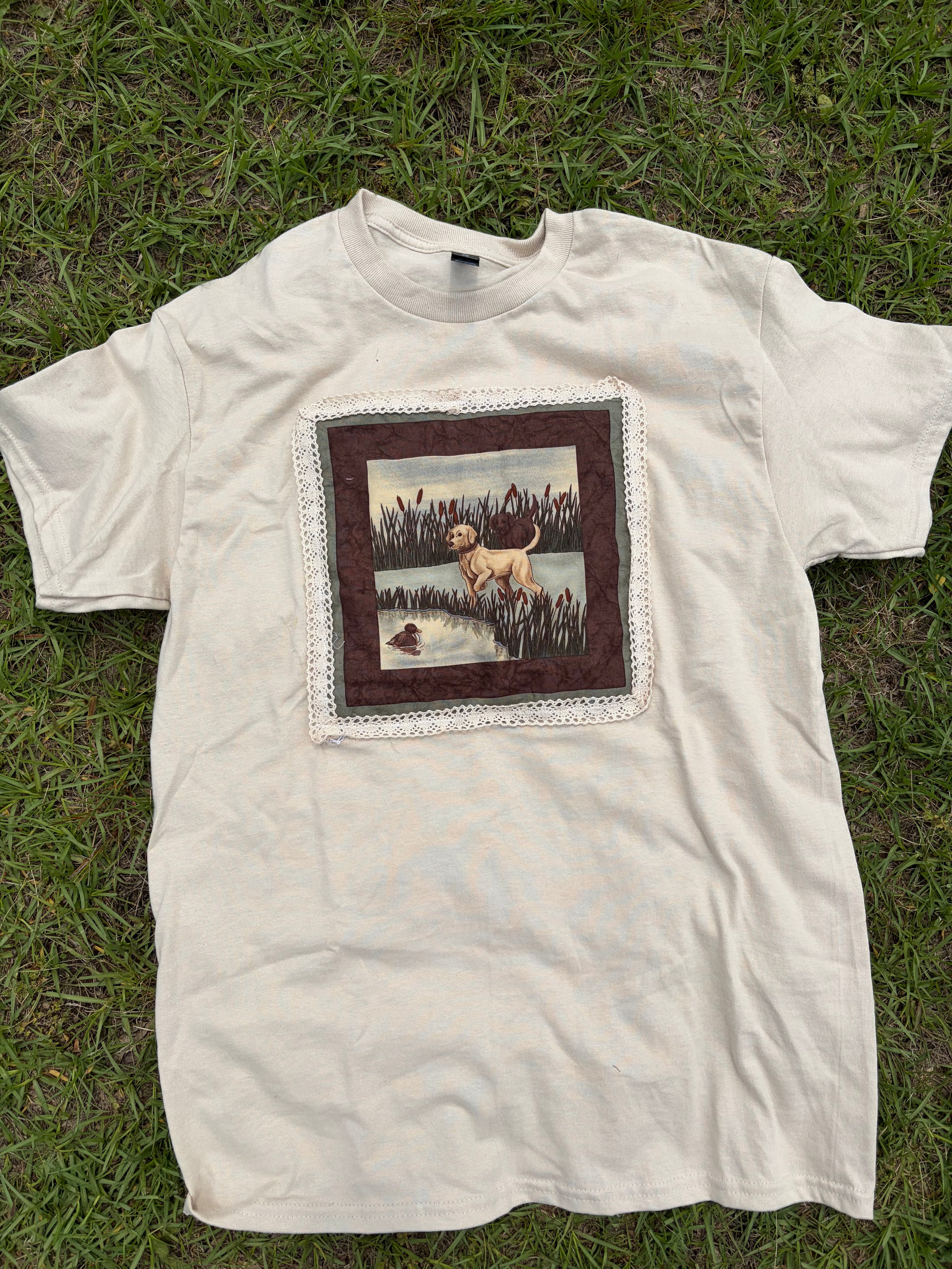 Adult M bird dog tee
