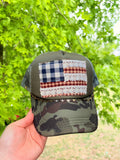 Patriotic trucker hat
